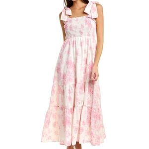 Kathleen Maeve Emma Bow Maxi Dress Sz. S